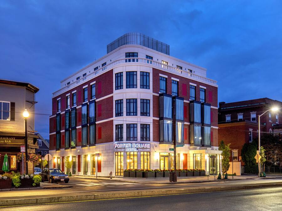 Front of property – evening/night