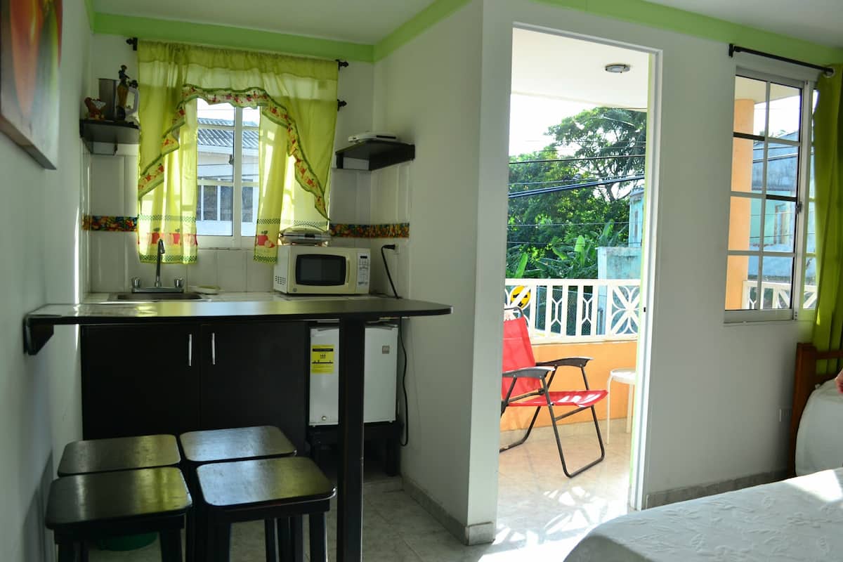 Family Apartment, 2 Bedrooms, Kitchenette (5 pax) | Shared kitchen | Fridge, dishwasher, cookware/dishes/utensils