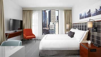 Draps italiens Frette, literie de qualité supérieure, minibar