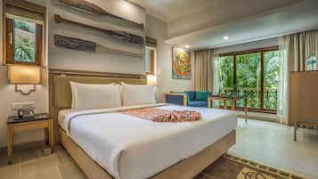 Quarto luxo | Roupas de cama premium, frigobar, cofres nos quartos