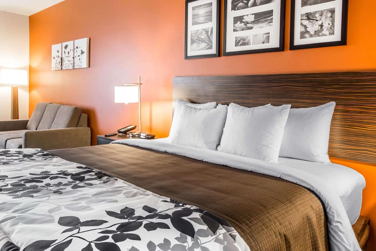 Camas con pillow-top, escritorio, tabla de planchar con plancha y cunas