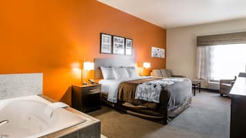 Junior Suite, 1 King Bed with Sofa bed, Non Smoking | Pillow-top beds, desk, iron/ironing board, cots/infant beds