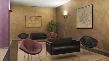 Coin salon dans le hall