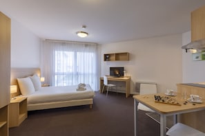 Individually furnished, desk, laptop workspace, soundproofing