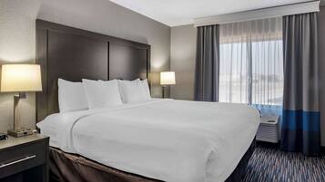 Skrivebord, strygejern/strygebræt, gratis Wi-Fi, sengetøj