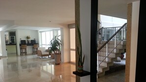 Sitteområde i lobbyen