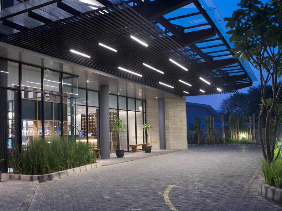 Entrada de la propiedad