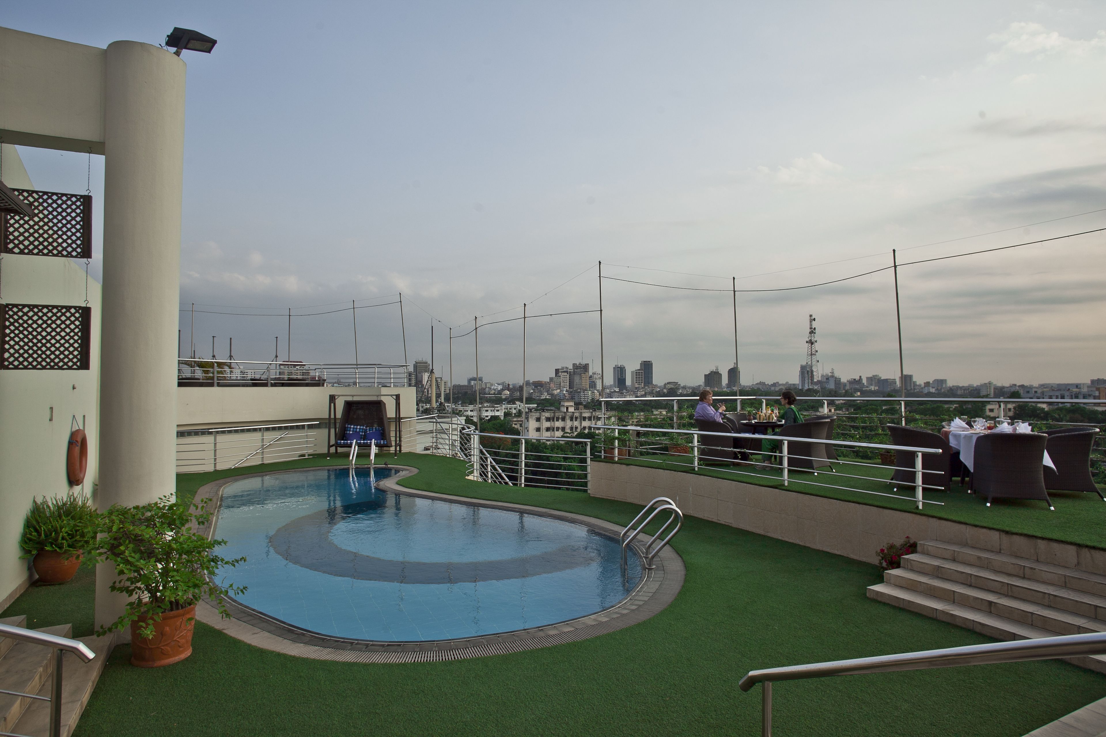 rooftop pool