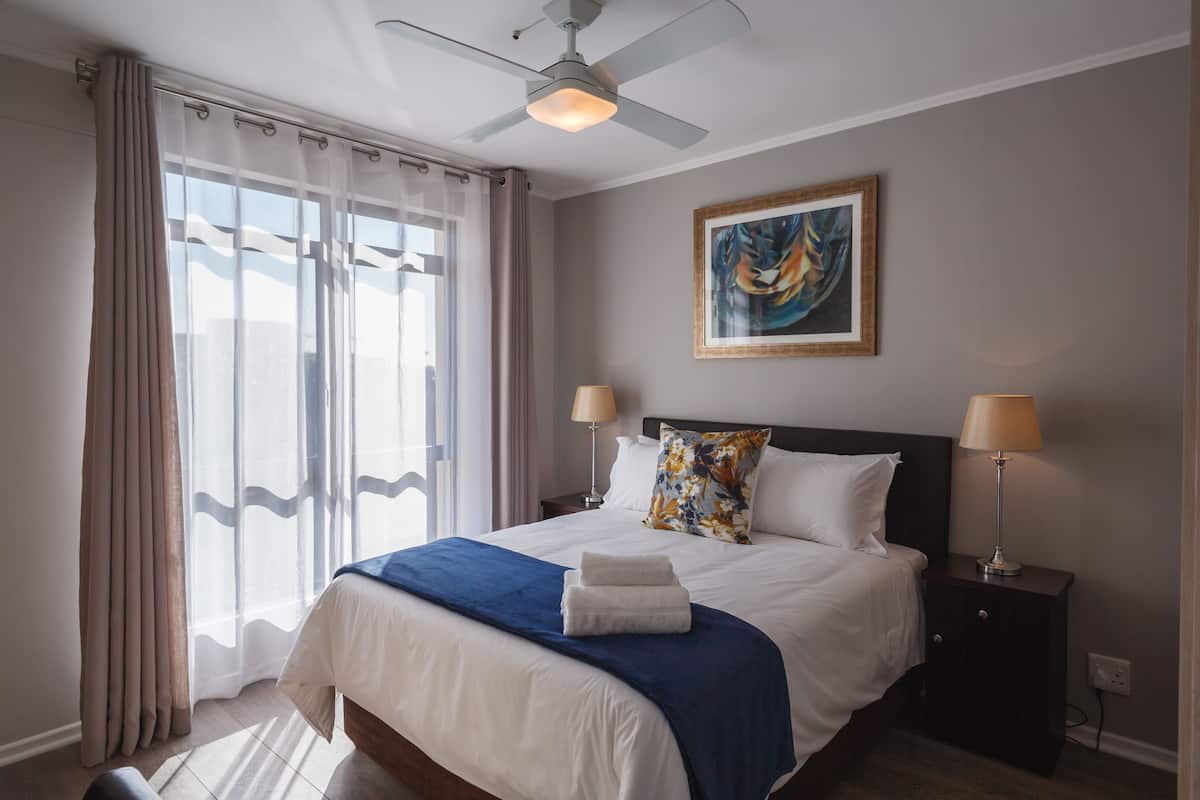 Luxury Apartment, 2 Bedrooms, Kitchen, Canal View (Type 2) | Premium bedding, in-room safe, desk, iron/ironing board