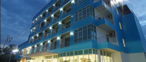 Front of property – evening/night