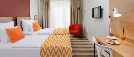 Double or Twin Room, Shared Bathroom | 1 bedroom, Egyptian cotton sheets, premium bedding