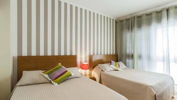 Individually decorated, individually furnished, blackout curtains