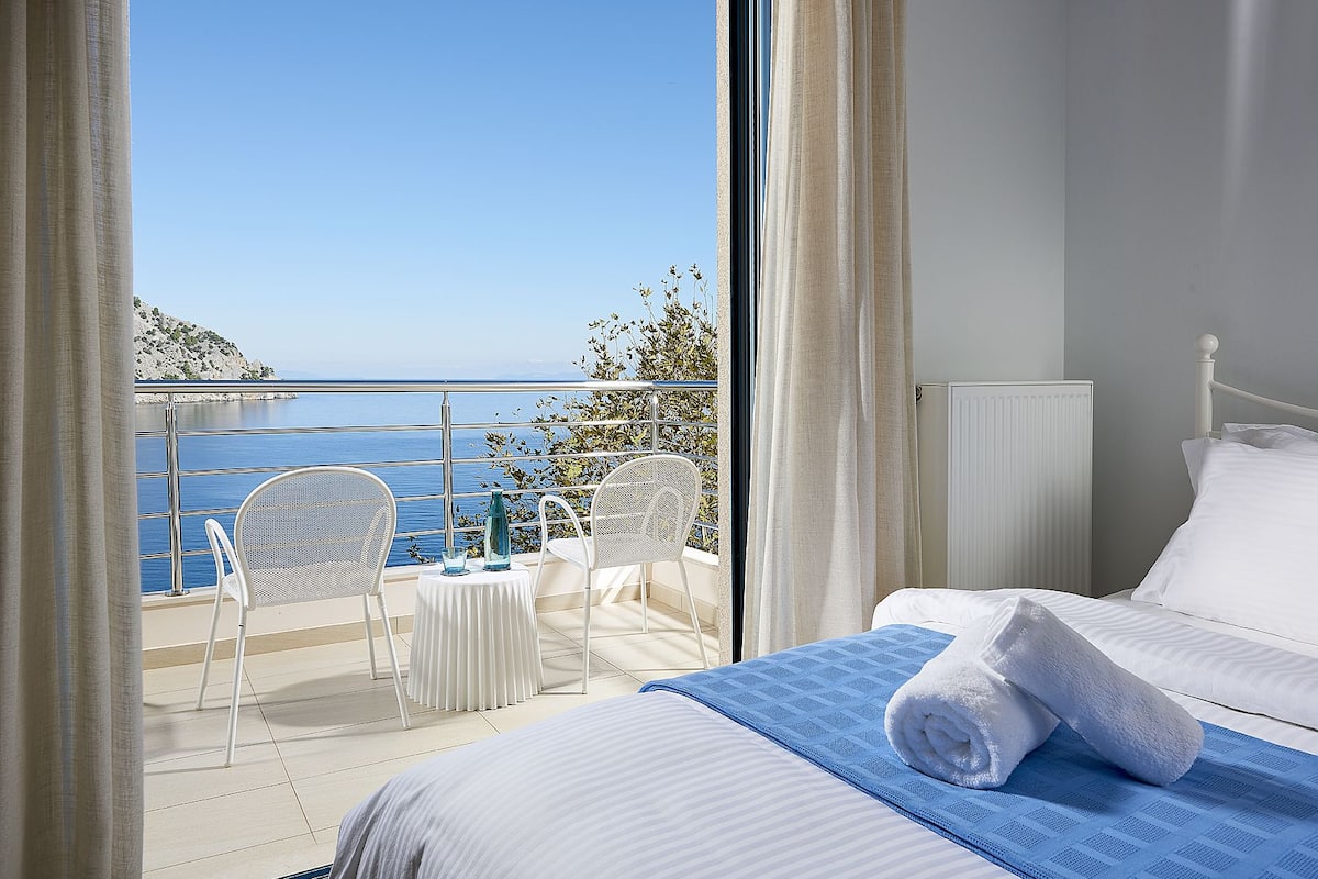 family suite, 2 bedrooms, sea view | 1 bedroom, premium bedding, in-room safe, desk