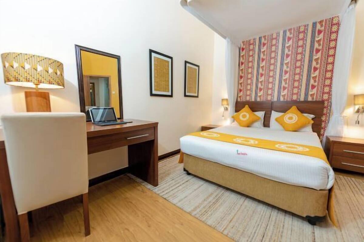 Premium bedding, down duvets, pillow-top beds, in-room safe