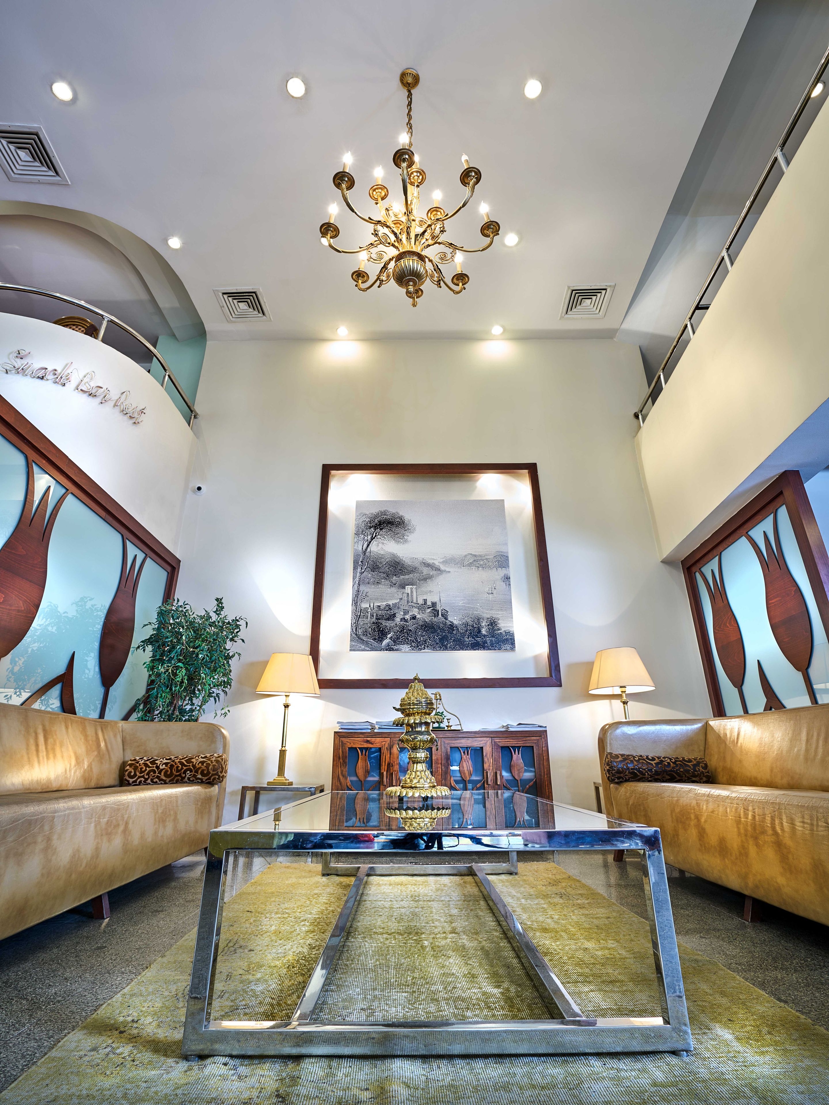 Lobby sitting area