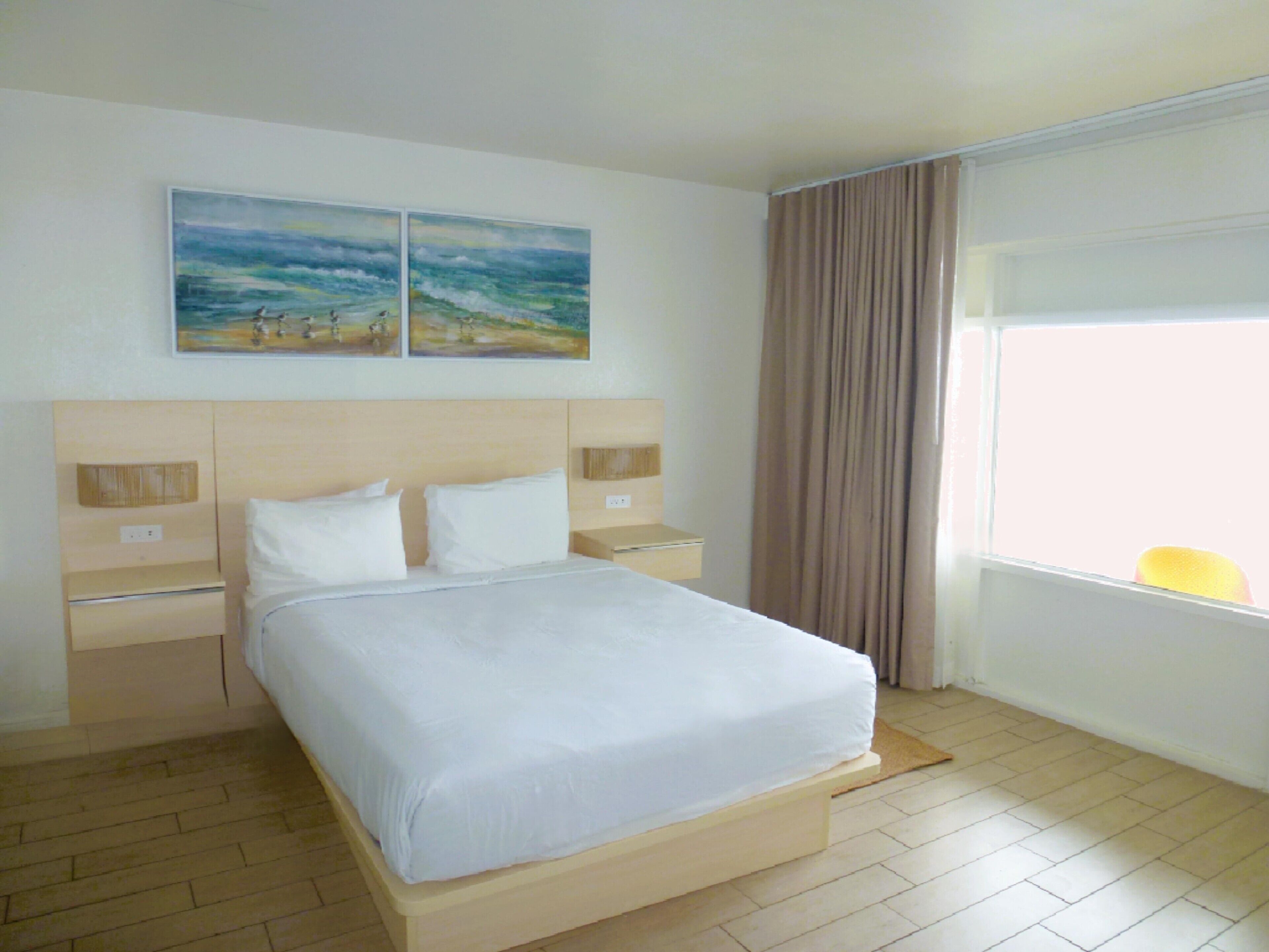 Phòng Suite dành cho gia đình, 1 phòng ngủ, quang cảnh biển | Bộ đồ giường cao cấp, nệm có lớp đệm bông, két bảo mật tại phòng 