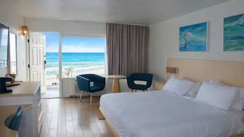 Standard Room, 1 King Bed, Ocean View | Premium bedding, pillow-top beds, in-room safe, desk