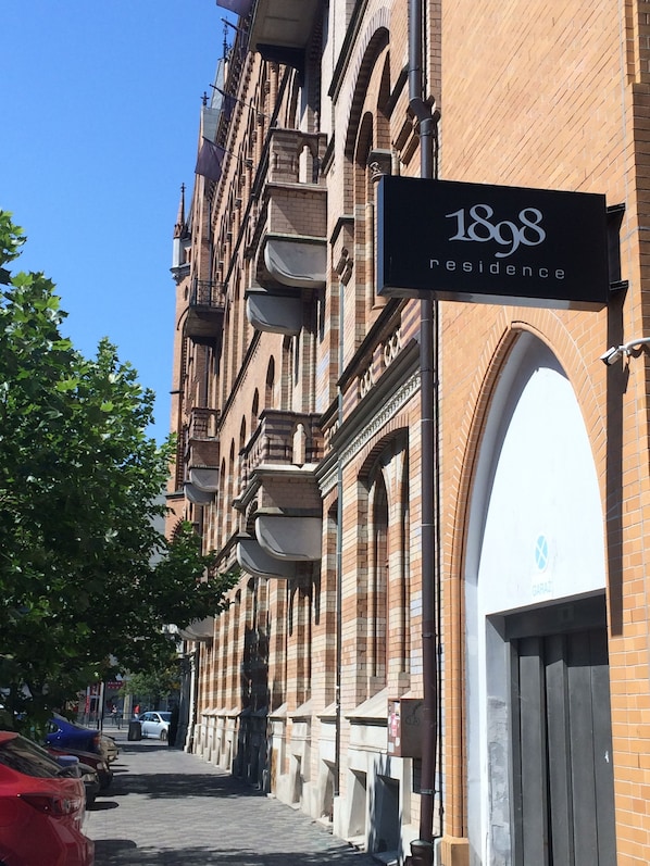 Façade de l’hébergement