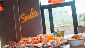 Daily buffet breakfast (EUR 10 per person)