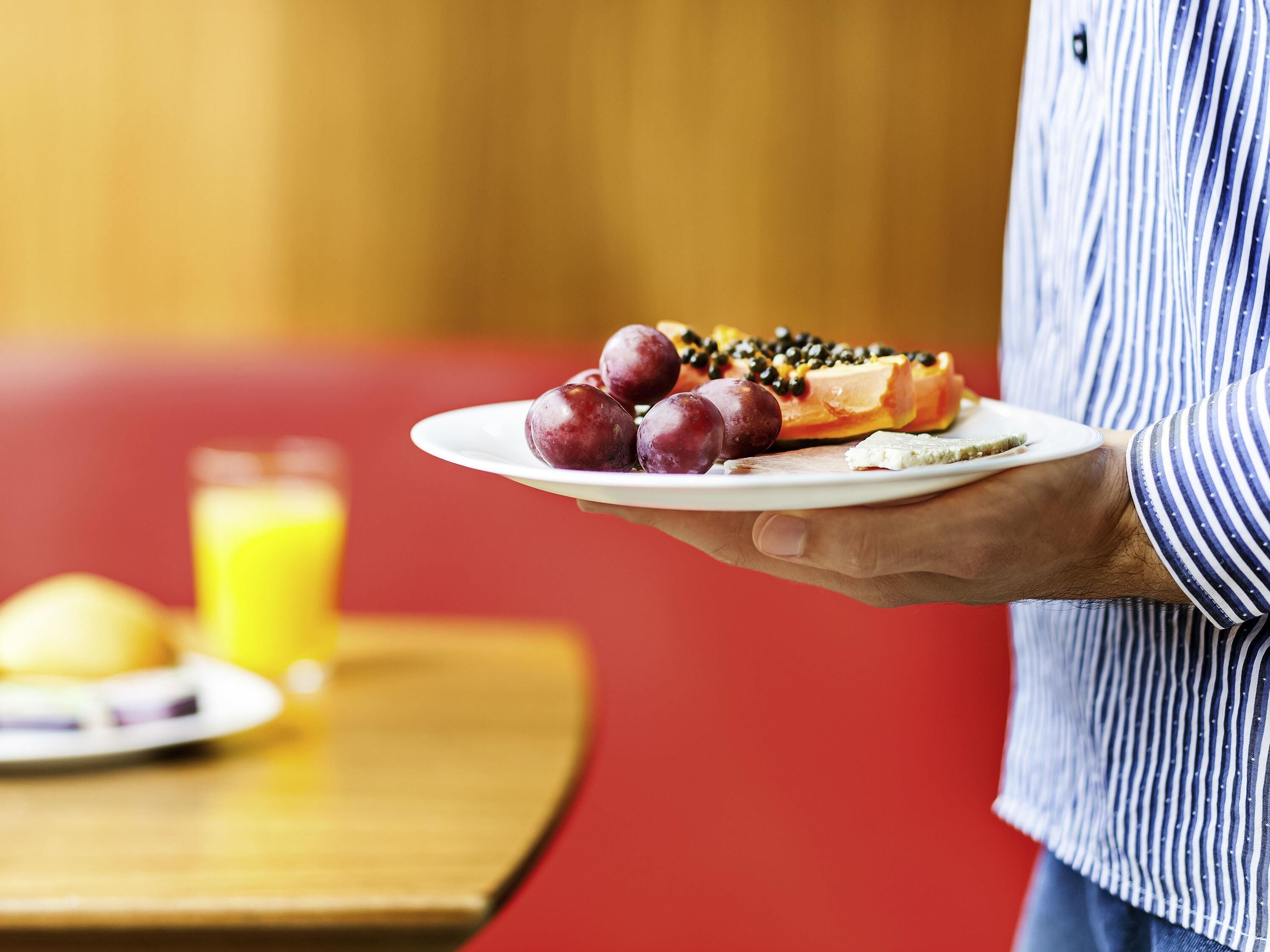 Dagelijks ontbijtbuffet (BRL 23 per persoon)