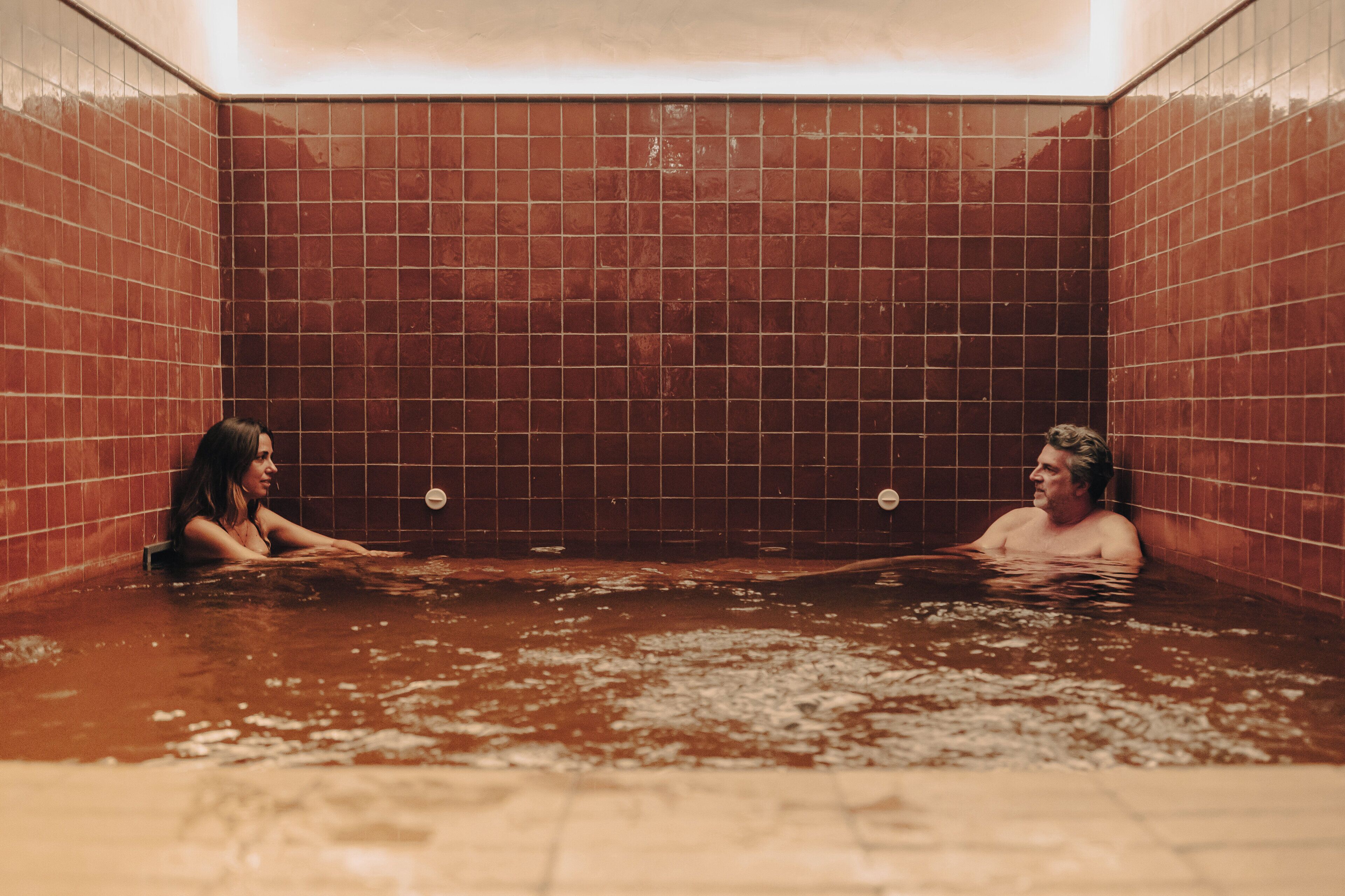 Behandlingsrum til par, sauna, dampbad, deep tissue-massage