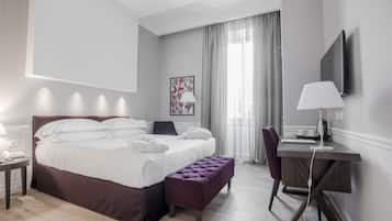 Doppia Superior con accesso Spa | Seprai katun Mesir, seprai premium, busa memori, dan minibar