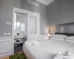 Suite Junior, vista cortile con accesso Spa | Cadar kapas Mesir, peralatan tempat tidur premium, busa memori 