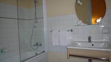 Free toiletries, hair dryer