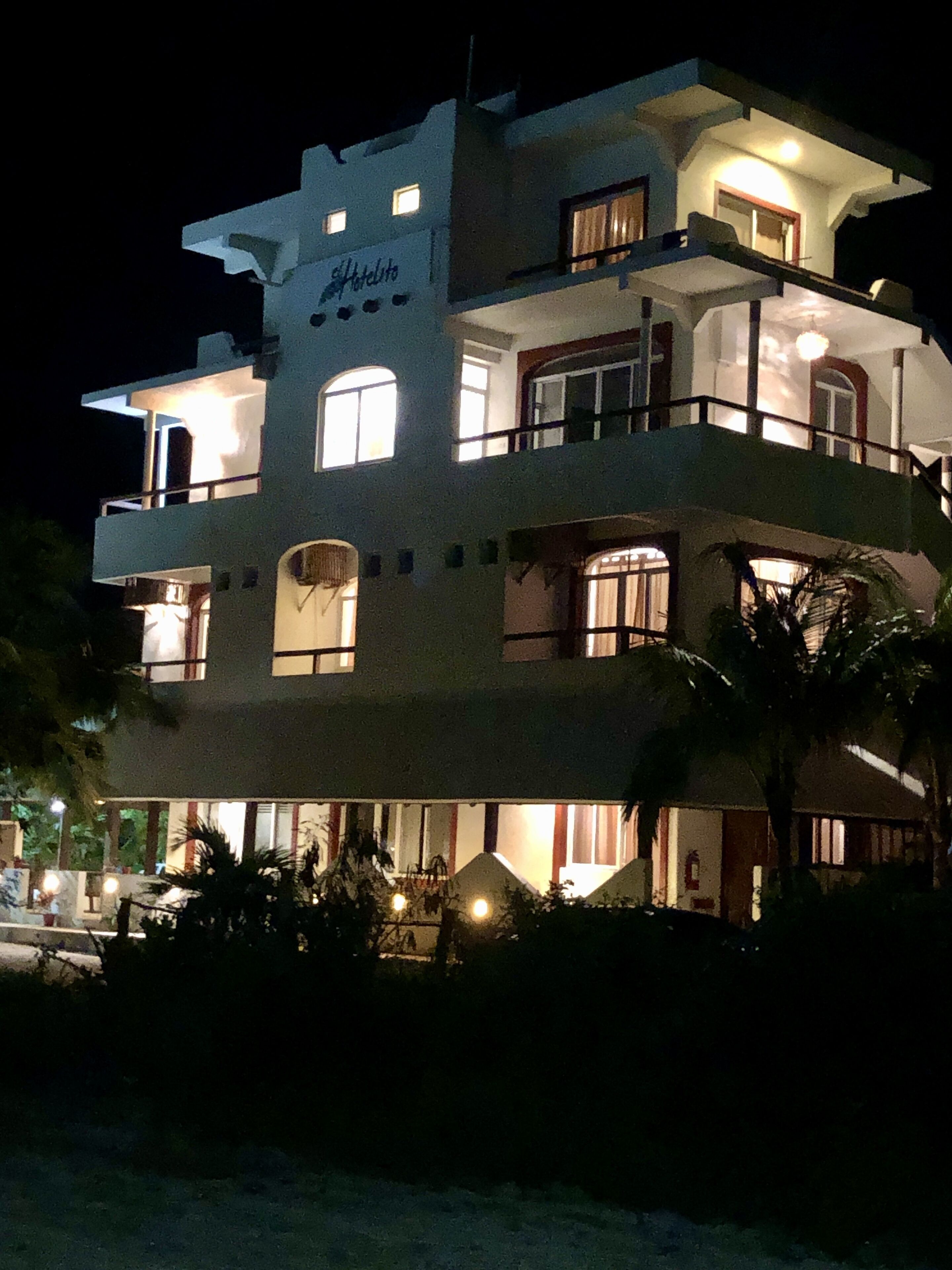 front of property – evening/night