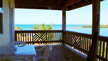 Estudio Deluxe, vistas al mar, frente al mar | Terraza o patio