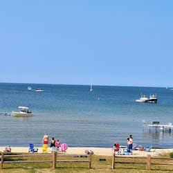 Private beach