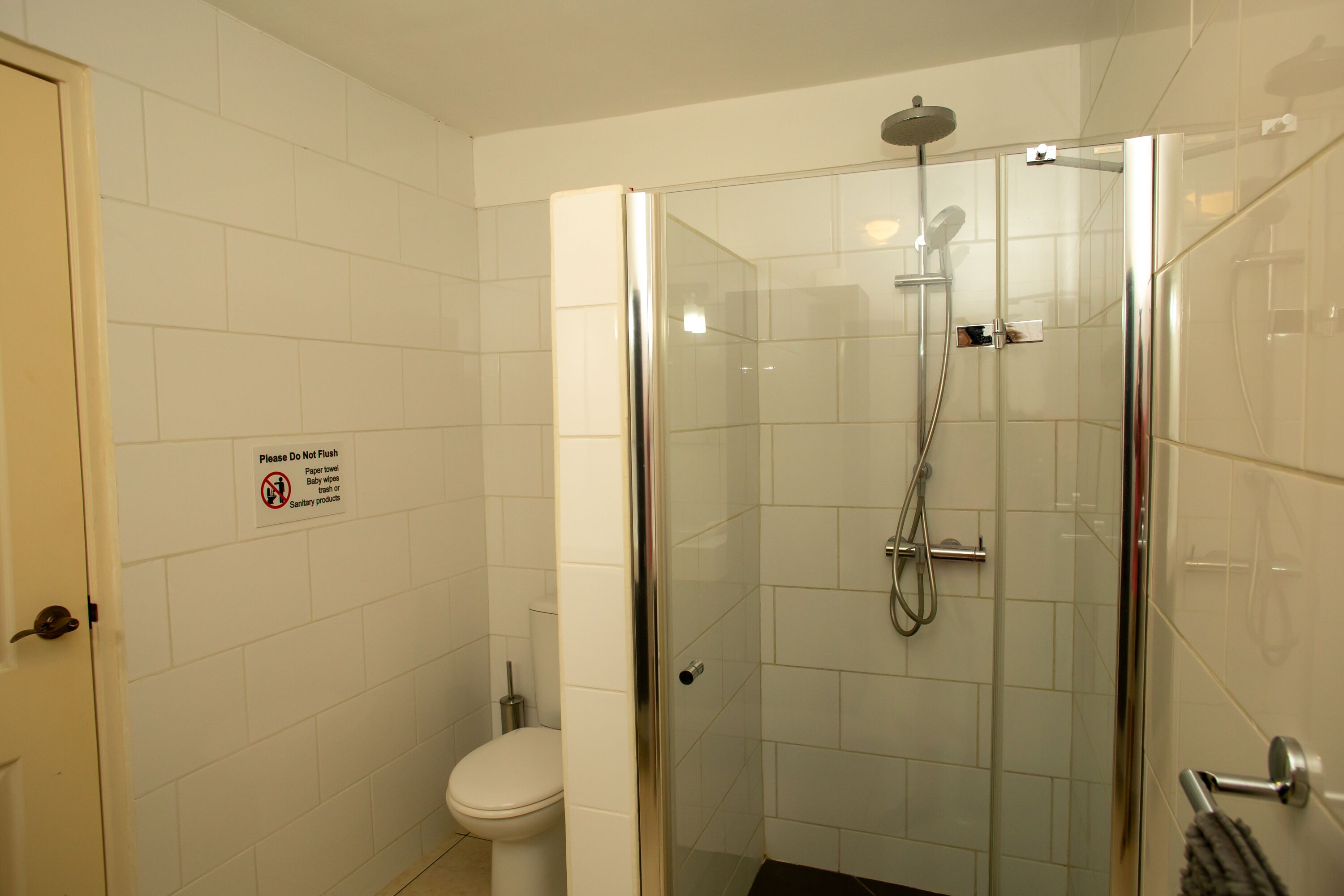 Dusche im Bad