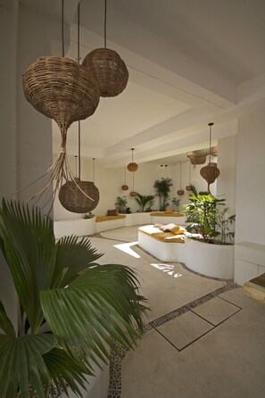 Lobby sitting area
