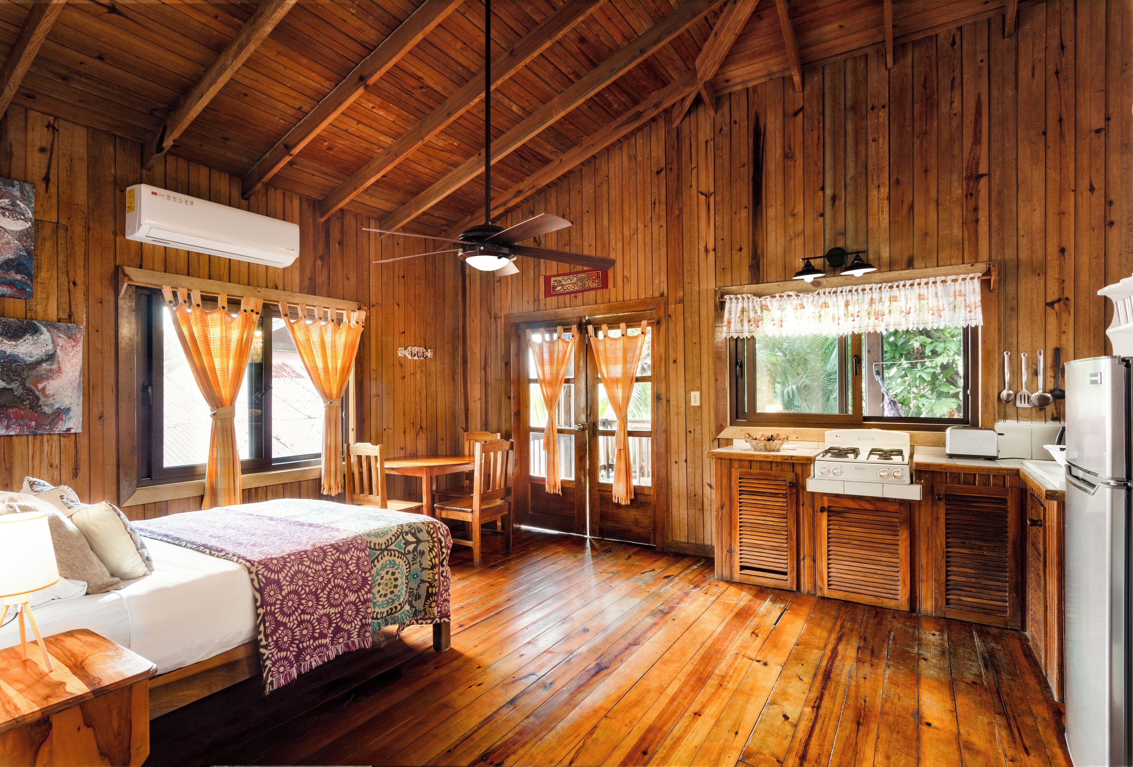 Familie appartement, 1 slaapkamer, keuken, aan het strand | Privékeuken | Een koelkast