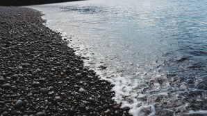 On the beach