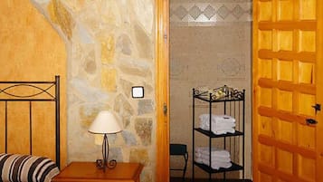 Double or Twin Room, Mountain View | Bathroom | Shower, free toiletries, hair dryer, towels