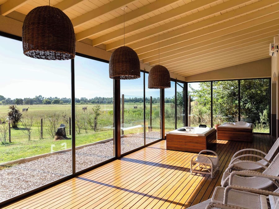 Sale per trattamenti di coppia, sauna, vasca idromassaggio