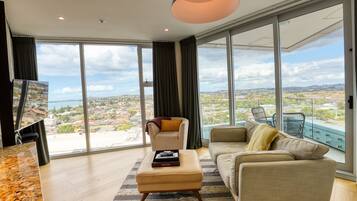 Deluxe One Bedroom Apartment with Sea View | View from room