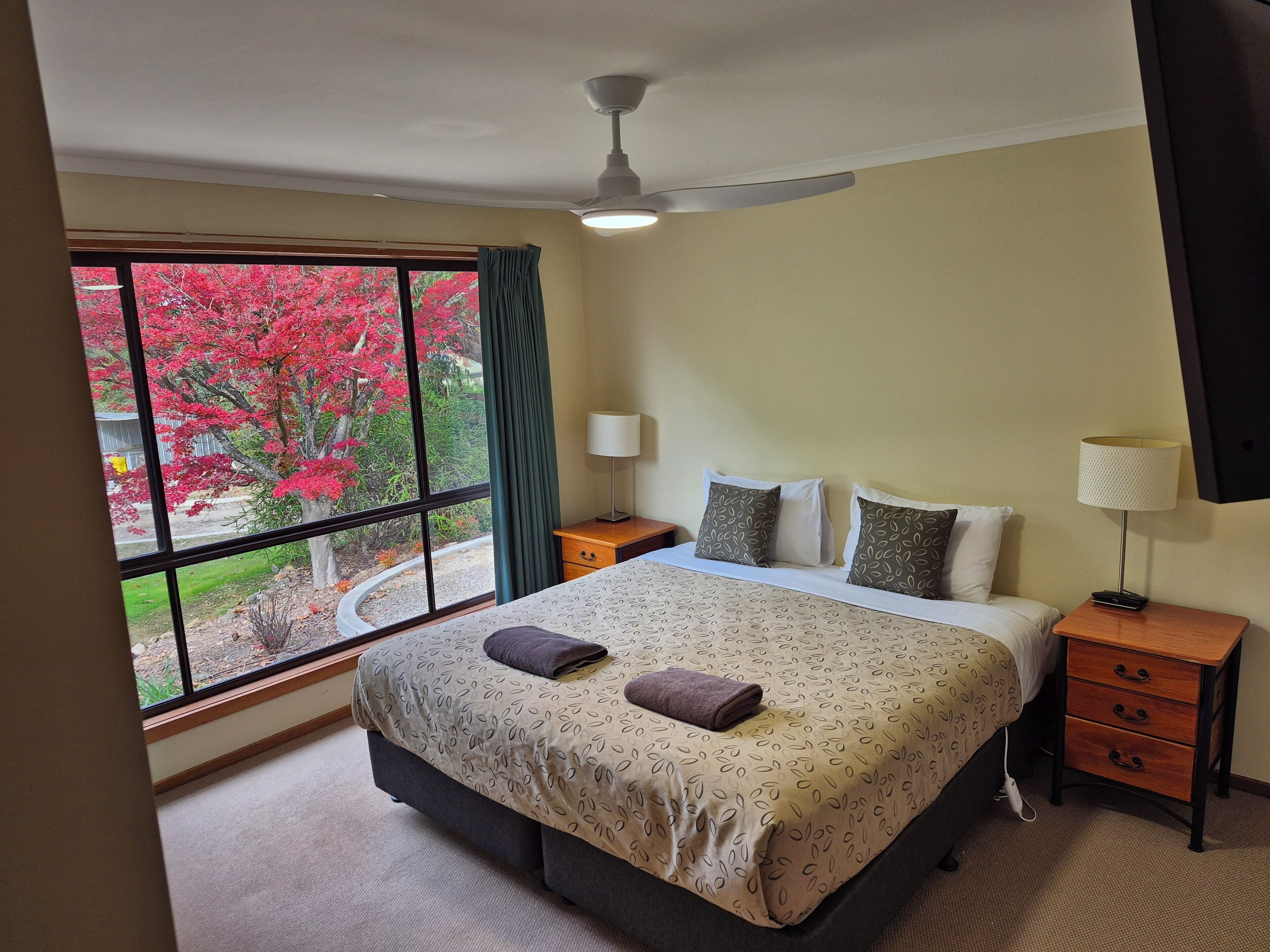 Familie appartement, 2 slaapkamers, uitzicht op tuin | 2 slaapkamers, luxe beddengoed, pillowtop-bedden