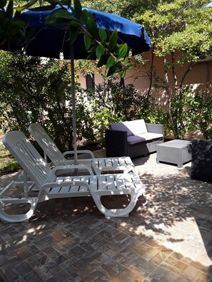 Chambre Double, patio | Terrasse/Patio