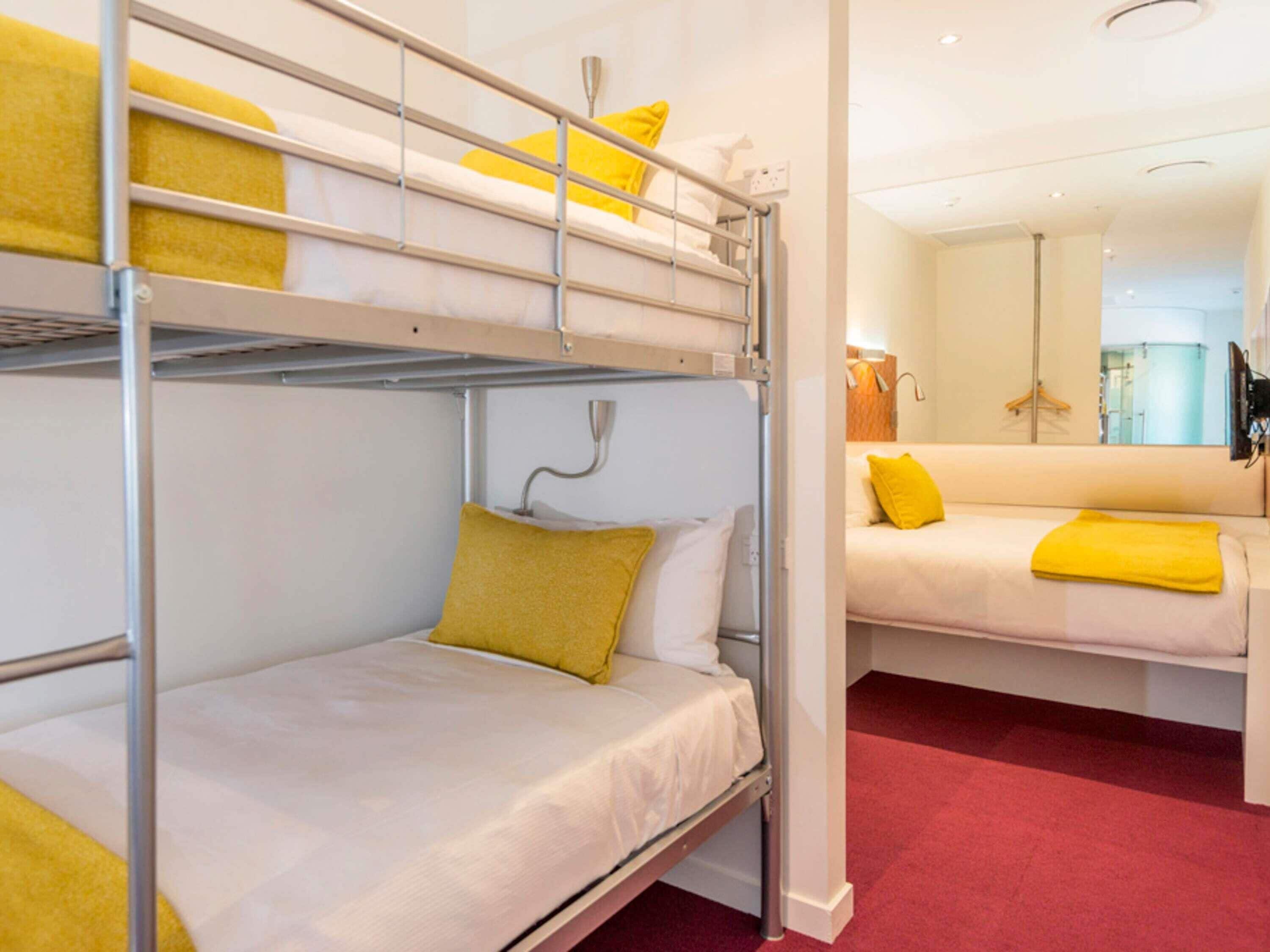 Premium bedding, pillow-top beds, free WiFi, bed sheets