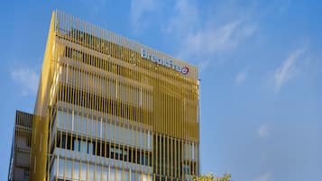 Majoituspaikan julkisivu