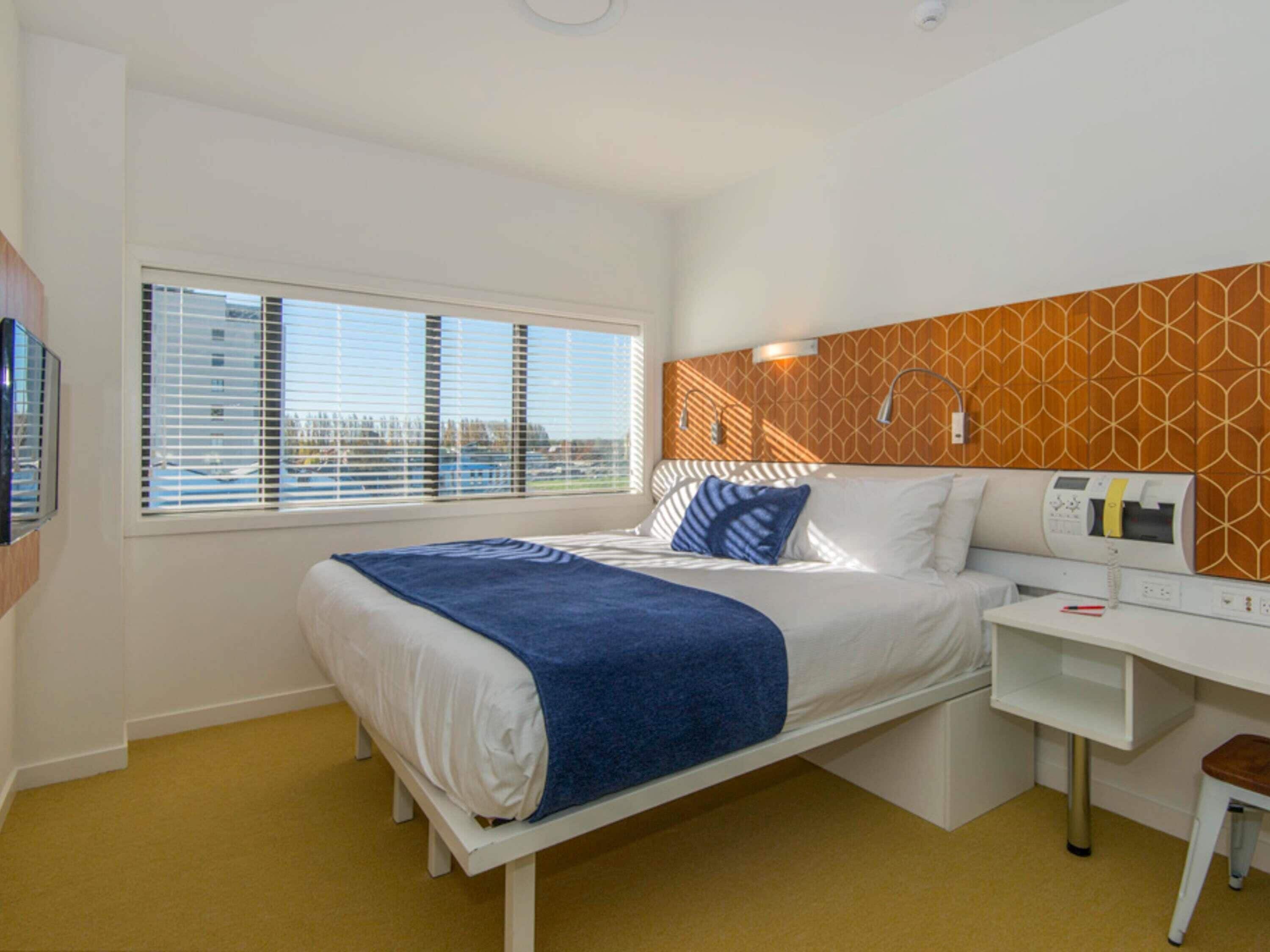 Premium bedding, pillow-top beds, free WiFi, bed sheets