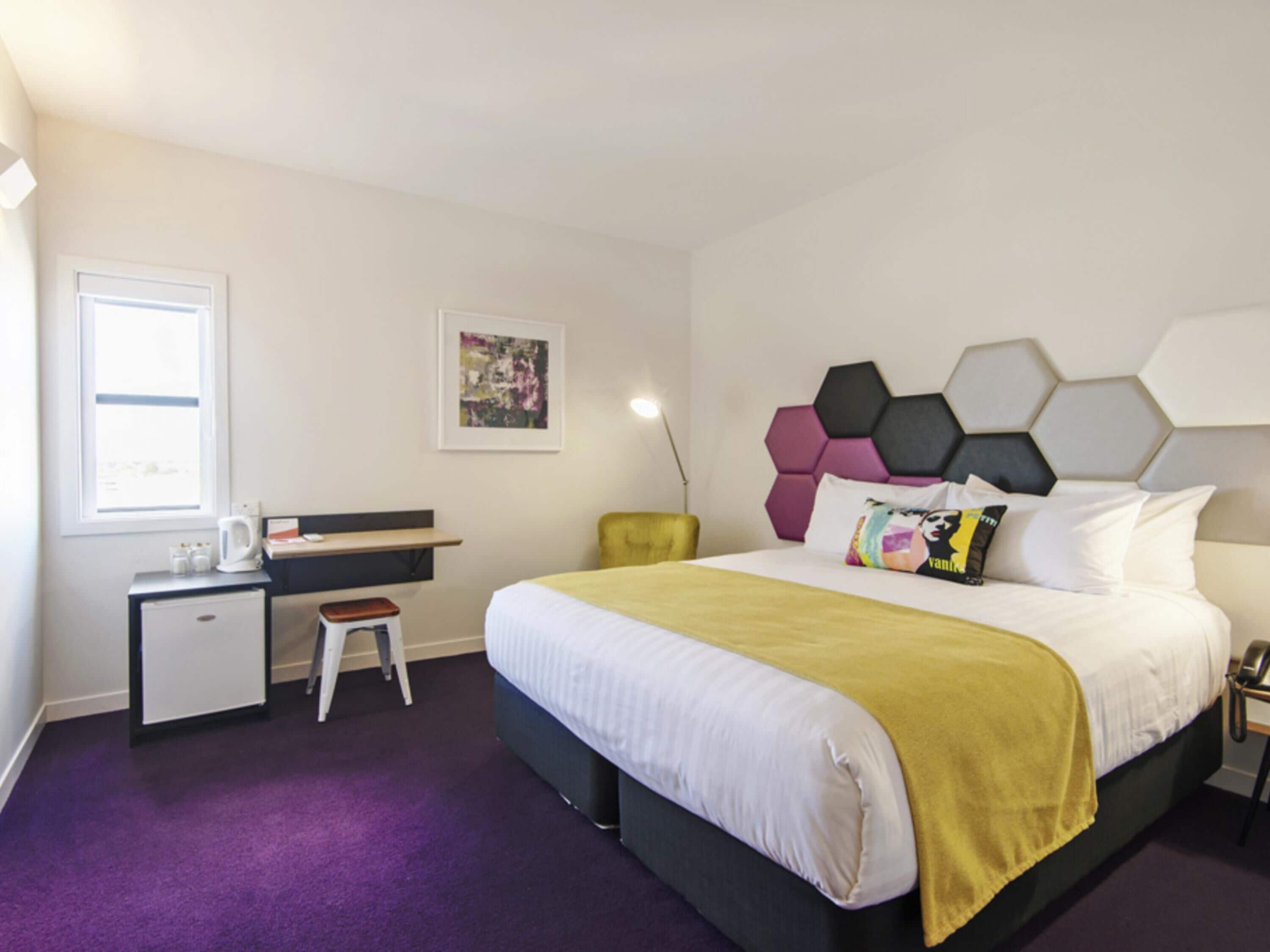 Premium bedding, pillow-top beds, free WiFi, bed sheets