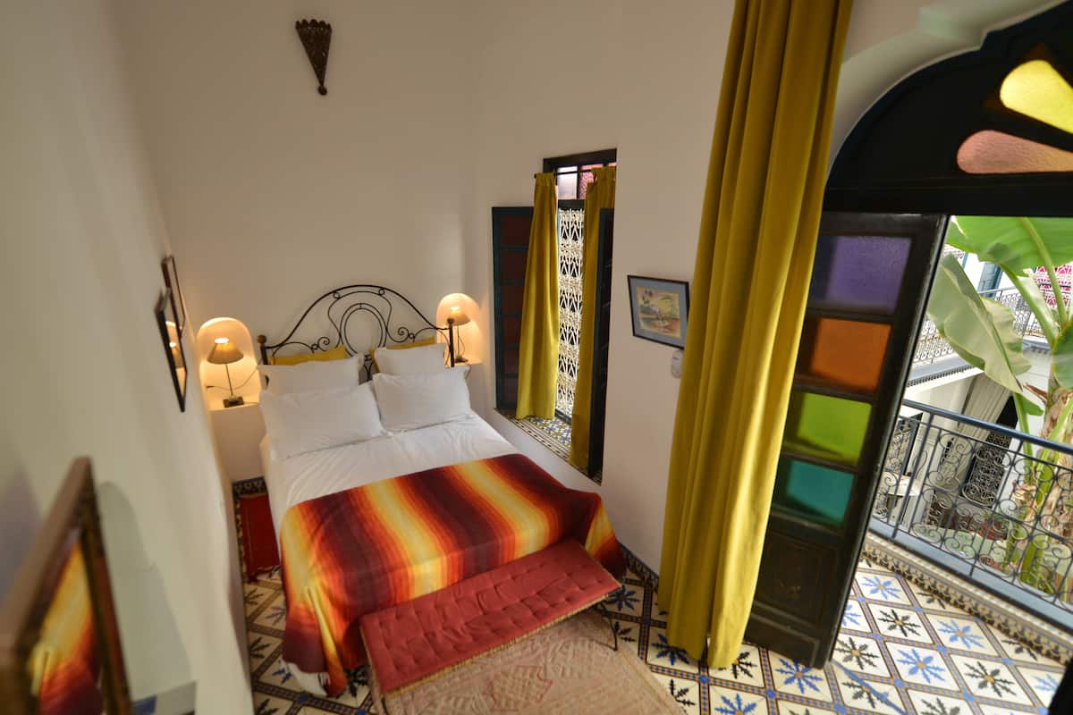 Chambre (Bougainvillier) | Système d’insonorisation, accès au Wi-Fi (inclus), décor unique