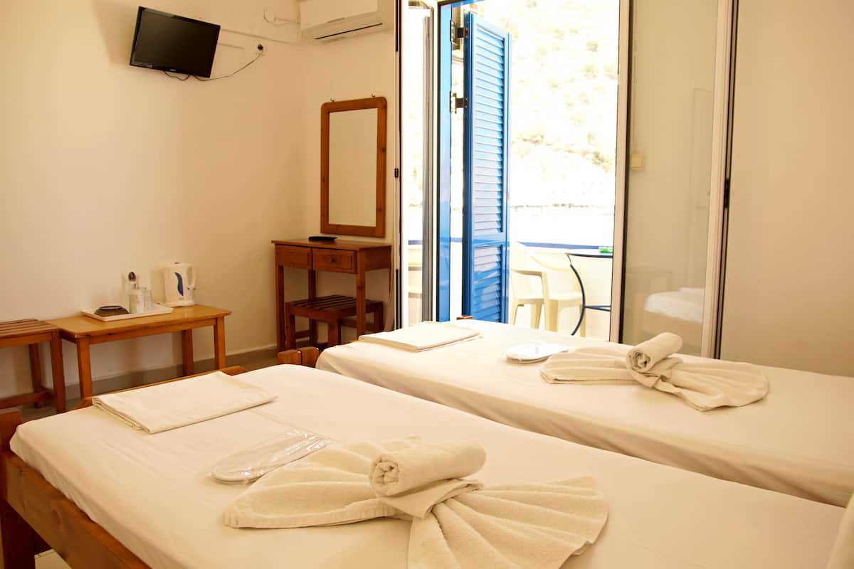 Twin Room, 2 Single Beds, Sea View