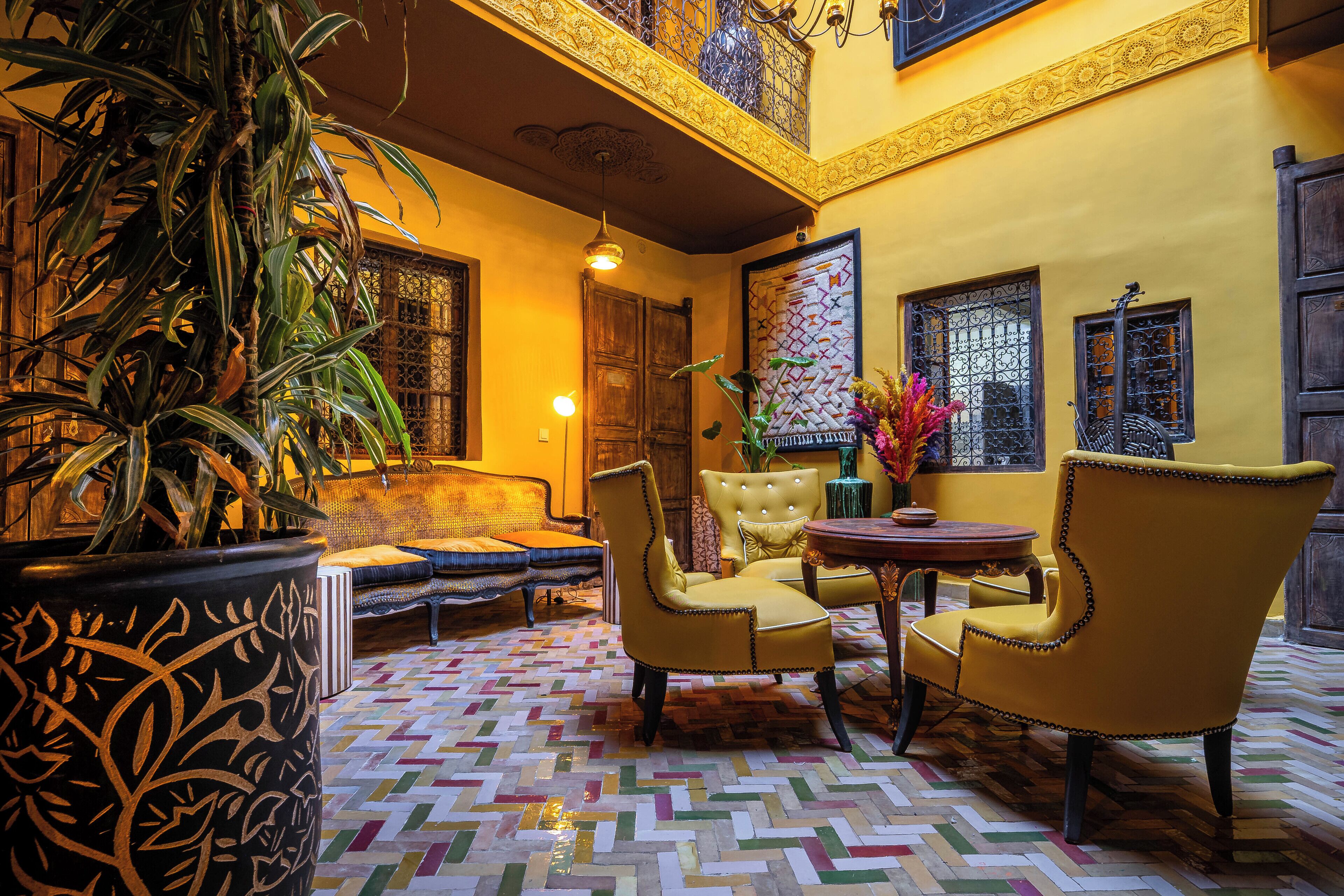 Lobby sitting area