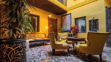 Lobby sitting area