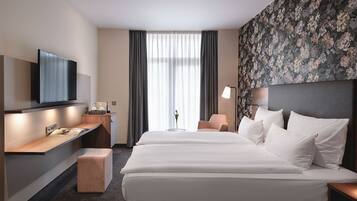 Standard-Doppelzimmer | Schallisolierte Zimmer, Babybetten, Zustellbetten, kostenloses WLAN