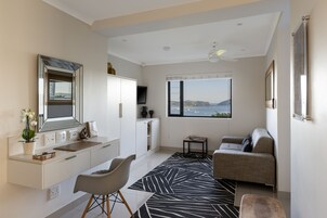 Premium bedding, free minibar items, in-room safe, desk